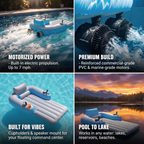 AquaPilot Pro™ Motorized Luxury Pool Lounger